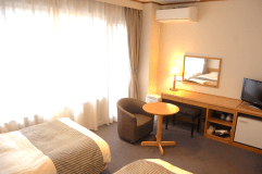 【禁煙ツイン】西館洋室22㎡ベッド2台【バス・トイレ付】