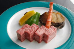 ☆ドリンク無料☆【ごろっと鮑＆仙台牛】特選！A5仙台牛サーロインを“ダブル盛り”！極上肉ジュ～プラン