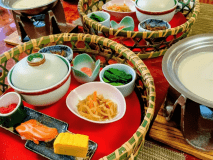 【ご朝食】自慢のご朝食もお腹いっぱいお召し上がり下さい　※イメージ