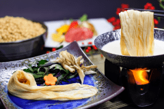 【年末年始限定/ドリンク無料】☆特濃!手作り蔵王湯葉･A5仙台牛･ごろっと鮑☆美食で迎える特別なひととき