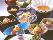 夕食に提供しております「京会席料理」のイメージ