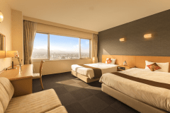 ◆ツインルーム◆のーんびりしたいあなたへ！！ふかふかの羽毛布団で心も身体ものんびりと…。