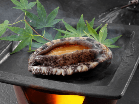 お一人様ずつチョイス！鮑踊り焼き