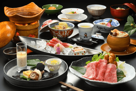 【一番人気！】黒毛和牛すき焼き会席（一例・2025-2026冬）