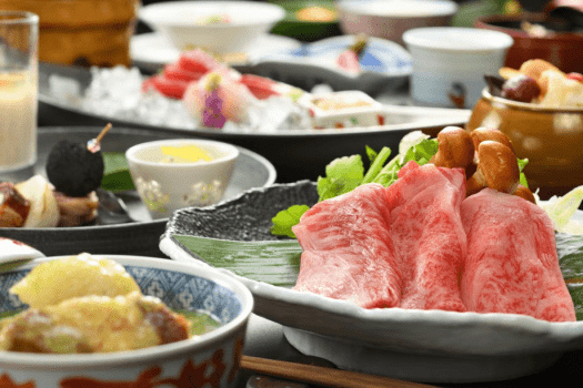 【一番人気！】黒毛和牛すき焼き会席（一例・2025-2026冬）