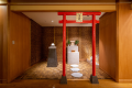 フルーツ王国ふくしまならではの「撫でもも」を御神体とした「もも神社」