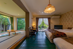 露天風呂付 和・洋室ツイン207室★『聖夜』