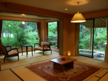 露天風呂付和室 106室【ローズマリー】（8畳+6畳）