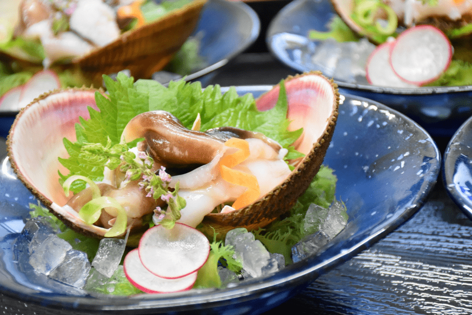 静 花扇 プランの詳細 丹後の旬 初夏限定 とり貝プラン 丹後とり貝を食す 黒毛和牛と海の幸を満喫 お食事処 No 221