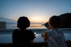 2023年8月オープン!!屋上「天空のテラス」で夕日を見ながら至福のひと時をお愉しみください