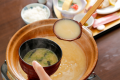 朝食のお味噌汁は京丹後の味噌を使用