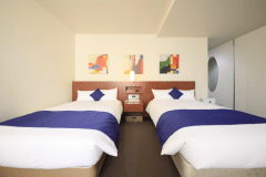 【全室禁煙】ツインルーム（ベッド幅1,200mm×2台）