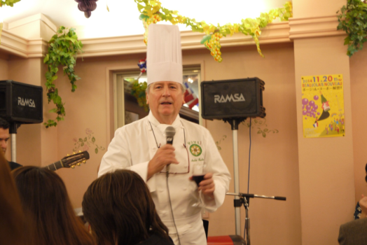 カスレといったらこの方という程、代名詞的存在のパッション氏（パーティー当日来館）