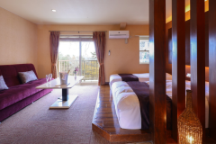 【デラックス・ツイン】小さなバルコニー付き　眺望の良い洋室