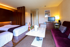 【デラックス・ツイン】小さなバルコニー付き　眺望の良い洋室