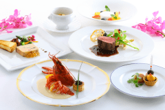 【Dinner】メニューデリシャス　オマール海老と国産牛フィレのコース
