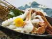 透き通った瑞々しさ“蟹刺し”チュルン♪と、とろける味わいに舌鼓み♪