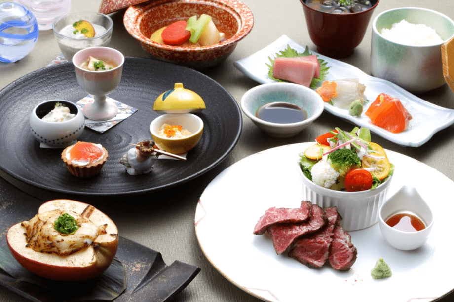 令和8年1月より会席かかやま少食コースイメージ