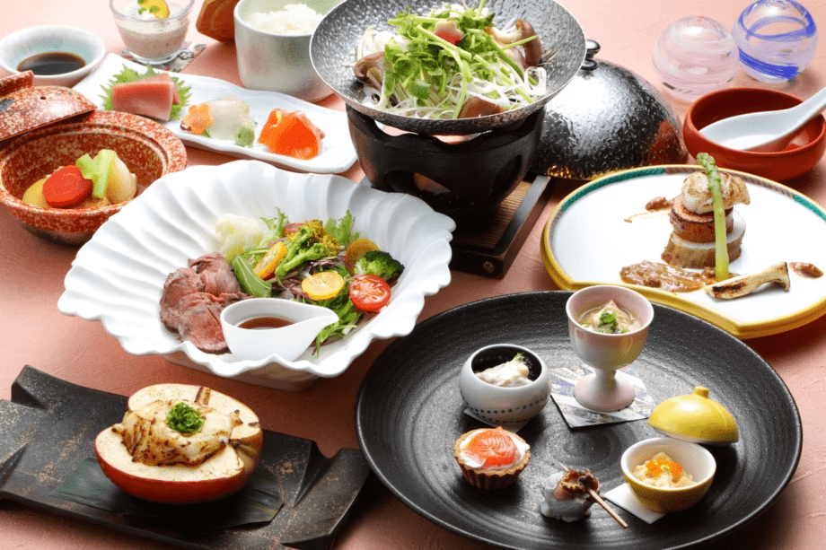 令和8年1月より会席かかやまスタンダードコースイメージ