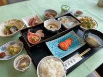 大人気の朝食！遊楽里の和定食