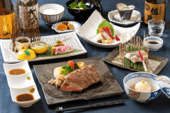 【絹の渓谷　碧流（へきりゅう）】2025冬　スタンダードコース《とちぎ和牛ステーキ付き創作会席》（12月～2月）