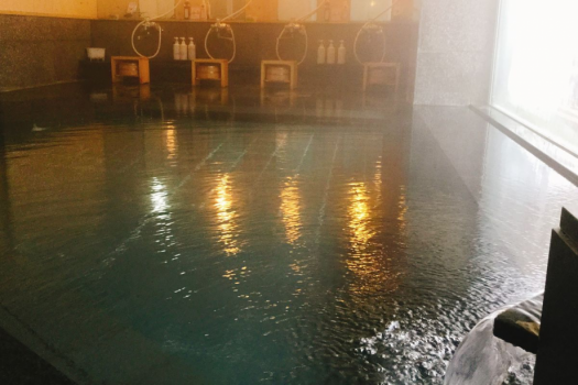【風木立の川辺　紫明館】内湯　湯桧曽温泉は別名「美人の湯」と呼ばれています