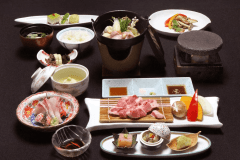 【風木立の川辺　紫明館】ご夕食｜カジュアルコース《YUBISO》2025年冬イメージ（12月～2月）