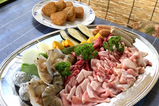 【パノラマイン山中湖】夏のBBQプラン｜一日一組様限定で貸切にし、料理長厳選の国産牛や旬の地野菜をふんだんに使ったBBQセットをご用意いたします