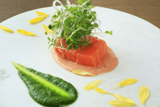 【選べるメインディッシュ】 ～とちぎ和牛のグリル or 日光湯波のグリル～