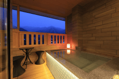 Suite＜瑠璃～RURI～＞和洋室60㎡　温泉露天風呂＋FranceBed電動リクライニングベッド