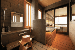 Junior Suite＜曙～AKEBONO～＞洋室　温泉露天風呂＋FranceBed電動ベッド