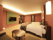 ＜日～NICHI～＞和室ツインシモンズのセミダブルベット＋シャワールーム付