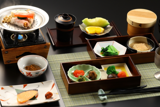 ご朝食｜温泉蒸しや温泉玉子などの温泉旅館ならではの朝食です