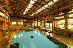 登録有形文化財「桃山風呂」内風呂