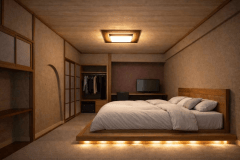 【2026年リニューアル】和モダンベッドルーム＋和室8畳／66㎡【禁煙】