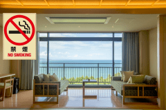 楽瑠別邸客室の一例（全室禁煙）