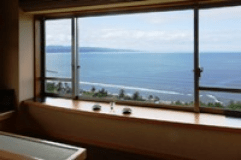 最上階客室からの眺望