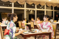 レストラン会食の雰囲気