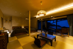 【リニューアル】源泉かけ流し温泉付　和室6畳+6畳ベッドルーム