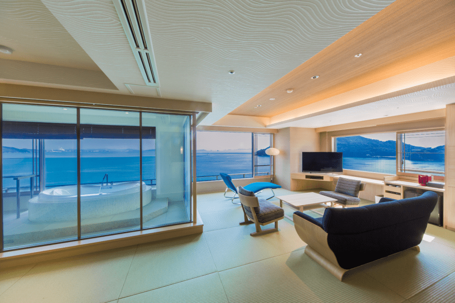 ホテル鴎風亭 ジャグジー付きビューバススイート 508号室 81平米 禁煙 プランを選ぶ