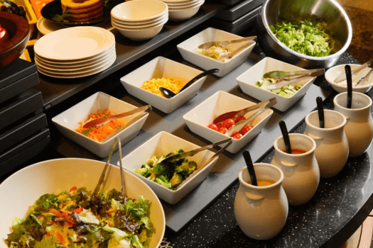 朝食ビュッフェ（一例）