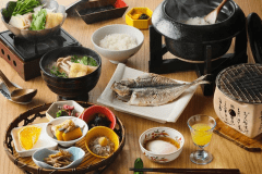 海沿い宿ならではの和朝食（一例）