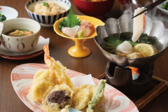 【天婦羅御膳】揚げたての季節の天婦羅と、レモン香るオリジナルの小鍋を愉しめる逸品