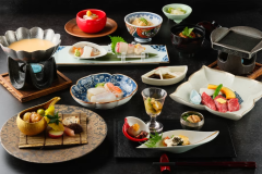 【1泊2食-ダイニング舷-Gen-】＜2021年新食事処OPEN＞コンパクトな“和モダン空間”で瀬戸内の幸を味わう