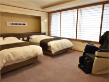 マッサージチェア付き和洋室