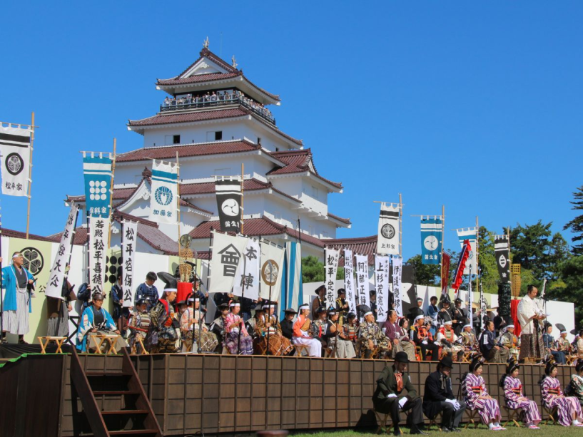 会津の歴史！会津まつり『藩公行列』に特別参加体験　武者姿で市内を歩くスペシャル宿泊プラン