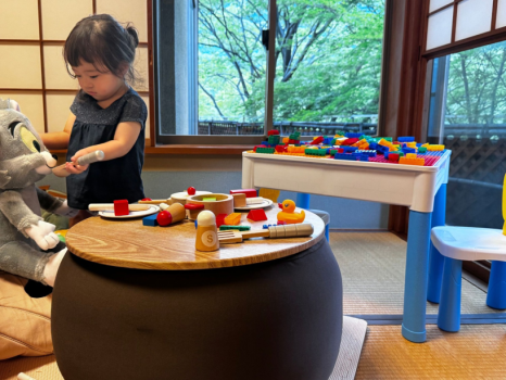 【ウェルカムベビー】×【個室会席】赤ちゃん大歓迎！パパ・ママ安心のおもてなし♪夕食は個室食事処で会席料理