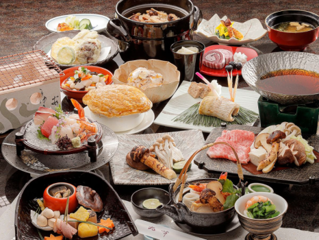 <国産松茸>を贅沢に味わう【極上松茸づくし会席】～秋の味覚の王様【松茸】を堪能する至福のひととき
