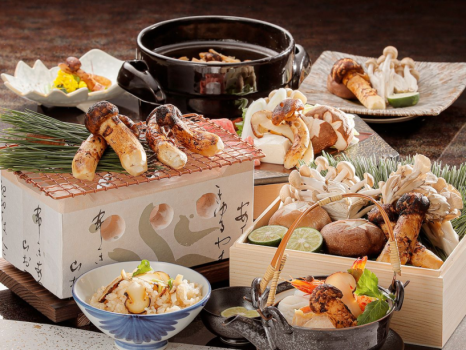 <国産松茸>を贅沢に味わう【極上松茸づくし会席】～秋の味覚の王様【松茸】を堪能する至福のひととき