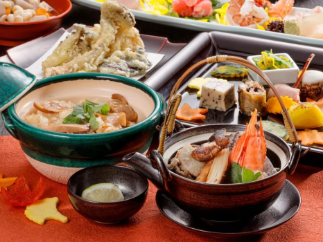 秋を彩る味覚【秋の料理長特別会席】土瓶蒸し＆焼き松茸＆福島牛など全12品≪個室確約≫